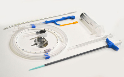 Система для венозно-артериального доступа c портом эллипсовидным PORT TI (титановым) с катетером 8 F и набором для установки купить оптом в Иркутске