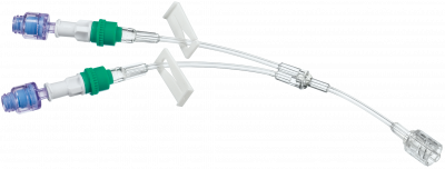 Удлинительная Y-линия с 2-мя коннекторами Сэйффлоу и возвратным клапаном 12 см купить оптом в Иркутске