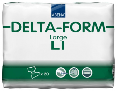 Delta-Form Подгузники для взрослых L1 купить оптом в Иркутске
